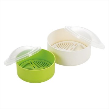 0 レンジ蒸し器目皿付（大･小セット）　 4003057  内祝 内祝い お祝 御祝 記念品 出産内祝い プレゼント 快気祝い 粗供養 引出物