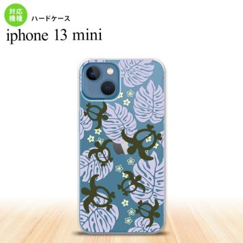 iPhone13mini iPhone13 mini ケース ハードケース ホヌ 小 クリア 紫  nk-i13m-1464