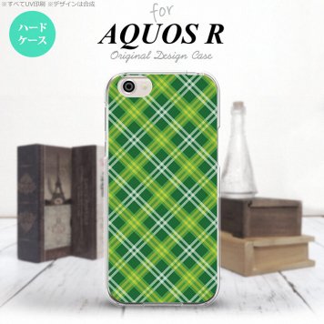 【SH03J】【スマホケース/スマホカバー】【アクオス R】SH03J スマホケース AQUOS R SH-03J カバー アクオス R チェックA 緑 nk-sh03j-435【メール便送料無料】