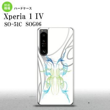 SO-51C SOG06 XPERIA 1 IV Xperia 1 IV スマホケース 背面ケース ハードケース ピンスト 白 ブルー グリーン メンズ レディース nk-xp14-1245