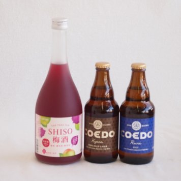 鍛高譚とクラフトビール3本セット(合同酒精鍛高譚の梅酒12度(北海道) コエド キャラ(埼玉県) コエド ルリ(埼玉県)) 720ml×1本 330ml×2本