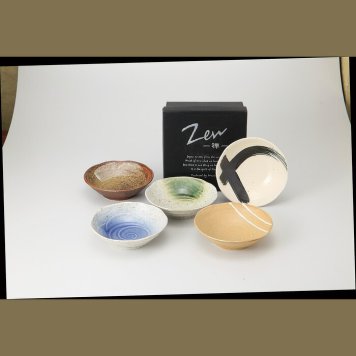 民芸五彩取鉢セット 陶器 美濃焼 やきものの里から、暮らしを贈ります。　ギフト 食器 セット テーブルウェア