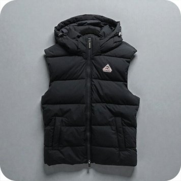 ピレネックス PYRENEX SPOUTNIC MINI RIPSTOP VEST ダウンベスト HMY021-BLACK-L メンズ ダウンジャケット
