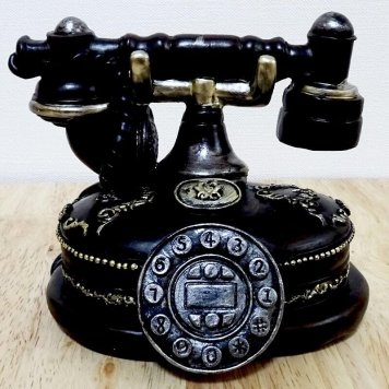 貯金箱 マネーバンク  おしゃれ 電話 ヴィンテージ オブジェ コインバンク ブラック ビンテージ アンティーク おもちゃ レトロ 可愛い アメリカン 雑貨 置物 かわいい インテリア  店舗