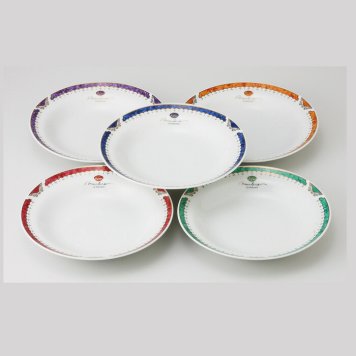 マーブルカレー＆スープ5P 磁器 美濃焼 やきものの里から、暮らしを贈ります。　ギフト 食器 セット テーブルウェア