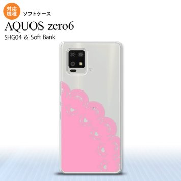 SHG04 SHG04 ZERO6 AQUOS zero6 スマホケース ソフトケース レース A ピンク メンズ レディース nk-zero6-tp724