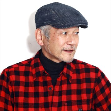 Gottmann ハンチング ゴットマン 帽子 秋冬 コーデュロイ 紳士 ハンチング帽 メンズ 冬 ハンティング帽 ストライプ グレー お洒落 個性的 誕生日 ギフト クリスマス プレゼント 帽子通販 男性 父の日
