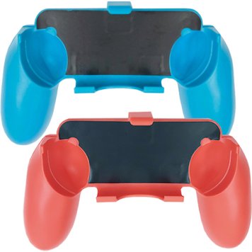 アンサー Switchジョイコン用 プレイアップ グリップ(レッド&ブルー) ANS-SW069RB