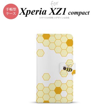 【手帳型 スマホ カバー ケース】【SO02K】【エクスペリア XZ1】手帳型 ケース SO-02K スマホ カバー Xperia XZ1 Compact エクスペリア ハニー 薄黄 nk-004s-so02k-dr1689【メール便送料無料】