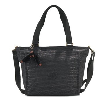 キプリング Kipling バッグ K16640 19M NEW SHOPPER S ニューショッパーエス 2way 斜めがけショルダー トートバッグ BLACK SCALE EMB ブラック+鱗柄