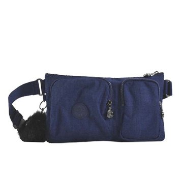キプリング Kipling ウエストポーチ K15993 48G PRESTO UP プレストアップ ベルトバッグ ウエストバッグ COTTON INDIGO インディゴブルー系 軽量 ブランド プレゼント 母の日 誕生日 敬老の日 旅行 レジャー