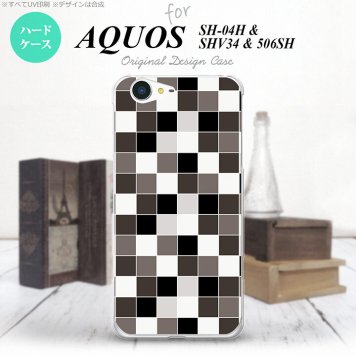 【SH04H】【スマホケース/スマホカバー】【アクオス ゼータ】SH04H スマホケース AQUOS ZETA SH04H カバー アクオス ゼータ スクエア グレー nk-sh04h-1016【メール便送料無料】