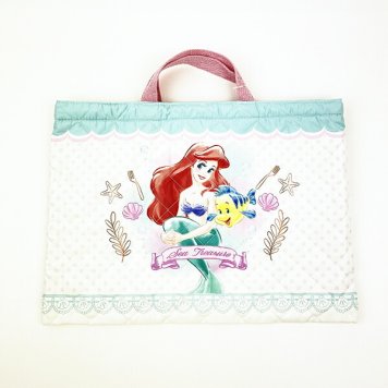 ディズニー プリンセス リトルマーメイド アリエル キルトチャームバッグ アイボリー スクール キッズ Disney