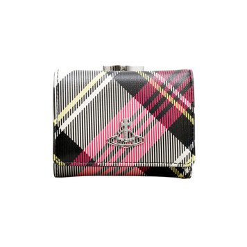 ヴィヴィアンウエストウッド VIVIENNE WESTWOOD 三つ折り財布 折り畳み SMALL FRAME WALLET 51010018-s0012 O101 NEW EXHIBITION TARTAN