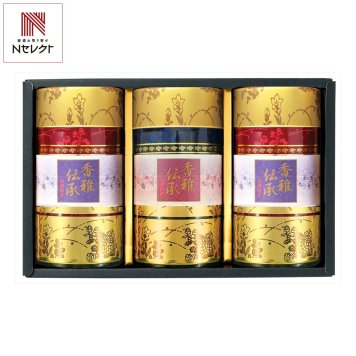 静岡銘茶 香雅伝承 深蒸し茶 ギフトセット 2種 計3個入 静岡茶 煎茶 茶葉 日本茶 深むし茶【北海道・沖縄県・離島 配送不可】
