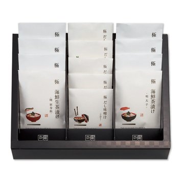 【送料無料】【高級ギフト】KS090RG極-kiwami-Premium Gift E：2026年 高級茶漬け お茶漬け 味噌汁 お取り寄せ 北海道 誕生日プレゼント お歳暮 御歳暮 出産内祝い お返し 結婚 母 父 男性 女性 彼氏 彼女 お祝い お礼 お供え 極  詰合せ 高級茶漬け 金目鯛 こだわり ギフト 海宝 かに うに 味噌汁 フリーズドライ 法人 冬ギフト
