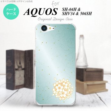 【SH04H】【スマホケース/スマホカバー】【アクオス ゼータ】SH04H スマホケース AQUOS ZETA SH04H カバー アクオス ゼータ 和サクラ 緑 nk-sh04h-1276【メール便送料無料】