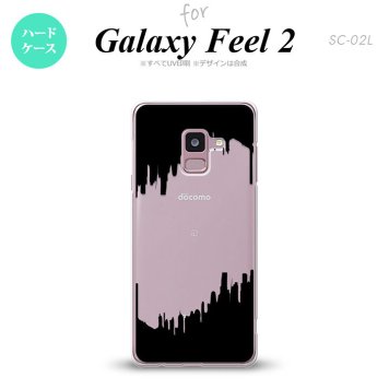 Galaxy Feel 2 ギャラクシー フィール 2 SC-02L スマホケース カバー ハードケース イラストデザイン（B） 黒 nk-sc02l-194[スマホ,スマホケース,スマホカバー,ケース,カバー,ジャケット]