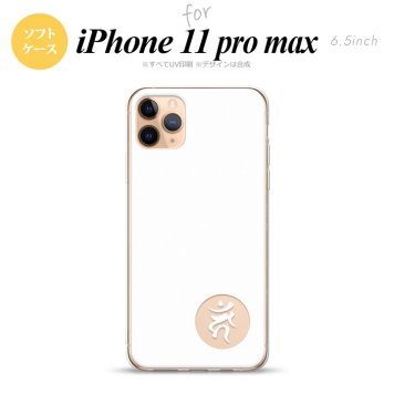 iPhone11ProMax iPhone11pro max スマホケース ソフトケース 梵字 カーン 白 メンズ レディース nk-i11pm-tp599