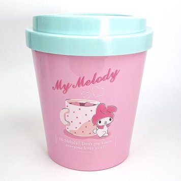 サンリオ マイメロディ カフェカップ型 ダストボックス 収納 ゴミ箱 インテリア