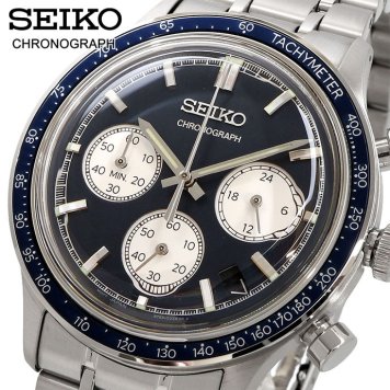 SEIKO 腕時計 セイコー 時計 ウォッチ クロノグラフ タキメーター 50M防水 ビジネス カジュアル メンズ SSB477P1 海外モデル [並行輸入品]