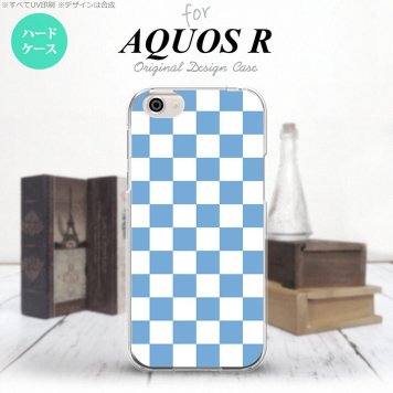 【SH03J】【スマホケース/スマホカバー】【アクオス R】SH03J スマホケース AQUOS R SH-03J カバー アクオス R スクエア 白×青 nk-sh03j-766【メール便送料無料】