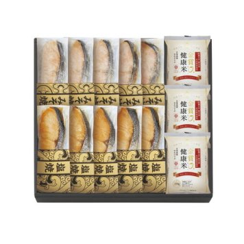【送料無料・包装無料・のし無料】鮭乃家 そのまま食べれる鮭切り身 金賞健康米セット SYRR-HJ4(A3) ギフト 敬老の日 入学祝い 卒業祝い 就職祝い 結婚祝い 誕生日 出産祝い 引越祝い 香典返し 新盆 初盆 御礼 お中元 内祝い 快気祝い ご挨拶 志 法事