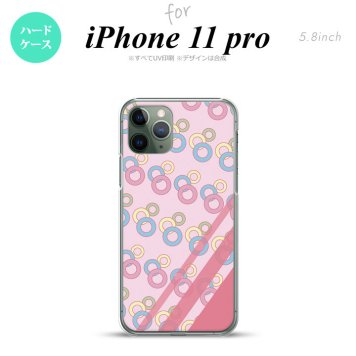 iPhone11Pro iPhone11 Pro スマホケース ハードケース 丸 ピンク メンズ レディース nk-i11p-1664