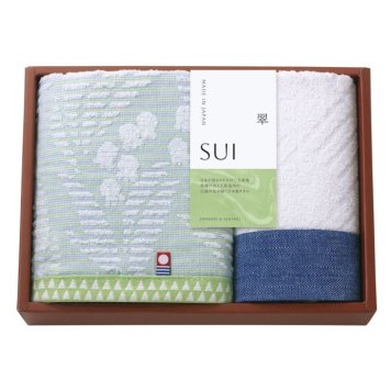 【ギフト対応無料】SUI-翠- 日本製 タオルセット (87015) ※送料無料(北海道・沖縄は除く)