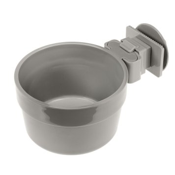 イタリアferplast社製 PA 5720 HANGING BOWLS 0.55L ゲージ キャリー 簡単設置 犬 猫 ペット用 給水 水入れ エサ 餌