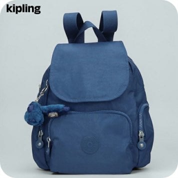 キプリング リュック レディース ブランド Kipling シティジップ ミニ バックパック リュックサック スクールバッグ  KI6046-5PZ Casual Blue