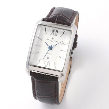 新品 2年保証 送料無料 Salvatore Marra サルバトーレマーラ 腕時計 SM21101 SM21101-SSWH メンズ 男性 ステンレス レザー クォーツ 電池式 日本製 シルバー ブラウン ホワイト