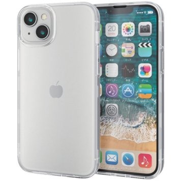 エレコム iPhone14 Plus ケース カバー ハード 360度全面保護 軽量 スリム カメラ周り保護 クリア PM-A22BHV360LCR