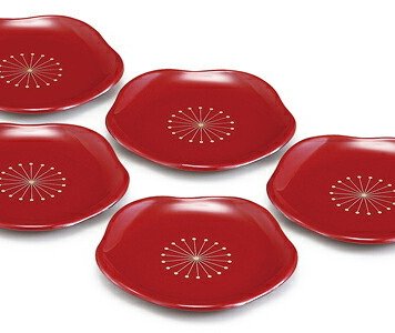 3.0梅小皿　しべ付 インテリア 漆器 盆 カタログギフト 景品 粗品