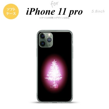 iPhone11Pro iPhone11 Pro スマホケース ソフトケース ツリー ピンク メンズ レディース nk-i11p-tp627