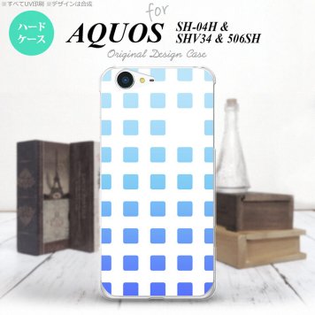 【SH04H】【スマホケース/スマホカバー】【アクオス ゼータ】SH04H スマホケース AQUOS ZETA SH04H カバー アクオス ゼータ スクエア 青 nk-sh04h-1366【メール便送料無料】