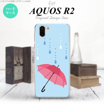 AQUOS R2 アクオス アール2 SH-03K SHV42 専用 スマホケース カバー ハードケース 傘 nk-r2-553[スマホ,スマホケース,スマホカバー,ケース,カバー,ジャケット]