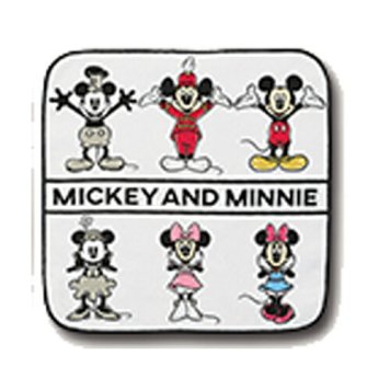 〈ディズニーミッキーマウス 90周年〉コレクションタオル 約25cm/一番くじ F賞 　90 YEARS of ROMANCE/MICKEYMOUSE 90th -MICKEY AND MINNIE-/新品未開封
