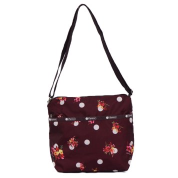 レスポートサック LeSportsac バッグ ショルダーバッグ 斜めがけバッグ 7562 F035 SMALL CLEO CROSSBODY スモールクレオ クロスボディ CHESHIRE ボルドー系