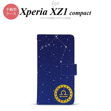【手帳型 スマホ カバー ケース】【SO02K】【エクスペリア XZ1】手帳型 ケース SO-02K スマホ カバー Xperia XZ1 Compact エクスペリア 星座 てんびん座 nk-004s-so02k-dr847【メール便送料無料】