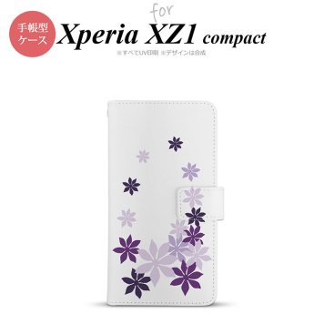 【手帳型 スマホ カバー ケース】【SO02K】【エクスペリア XZ1】手帳型 ケース SO-02K スマホ カバー Xperia XZ1 Compact エクスペリア ティアレ 紫 nk-004s-so02k-dr1078【メール便送料無料】
