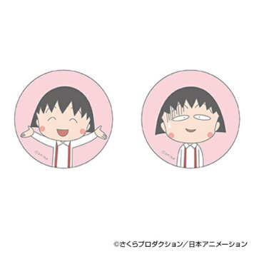 ちびまる子ちゃん まる子 缶バッジ  まじかる百貨店