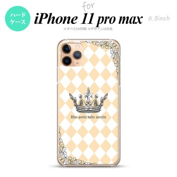iPhone11ProMax iPhone11pro max スマホケース ハードケース 王冠 オレンジ メンズ レディース nk-i11pm-1453