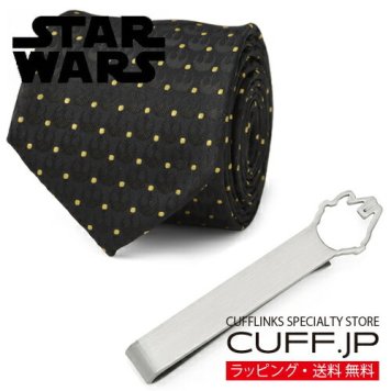 Star Wars スターウォーズ 反乱同盟軍 ミレニアムファルコン ネクタイ ネクタイピン セット プレゼント ギフト父 彼氏 夫 結婚祝い 誕生日