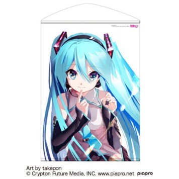 初音ミク B2タペストリー takepon Ver. 日本製
