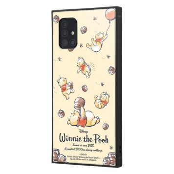 Galaxy A51 5G /『ディズニーキャラクター』/耐衝撃ハイブリッドケース KAKU/『くまのプーさん/Perfect Day』 ※送料無料(ポスト投函)