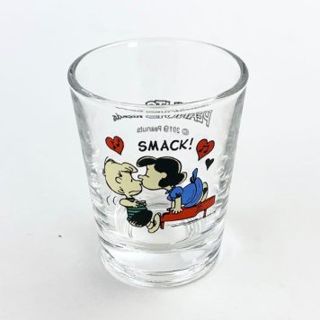 スヌーピー PEANUTS ミニグラス ハート グラス  マリモクラフト