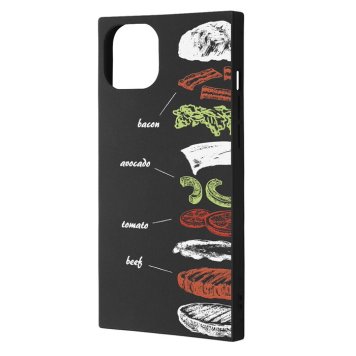 iPhone 15 Plus / オリジナル / ソフトケース KAKU / ハンバーガー ※送料無料(ポスト投函)