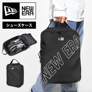 シューズバッグ NEWERA ニューエラ 大人 スポーツ シューズケース 靴入れ 大人 スパイク バッシュケース バスケ 14521322 14750864 大きめ 17L 小物入れ ブランド ブラック 黒 シンプル おしゃれ メンズ レディース 部活 クラブ ジム トレーニング 旅行 上靴 中学生 高校生