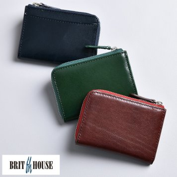 BRIT HOUSE L字ファスナー小銭入れ イタリアンレザー PALAIA CROCE
